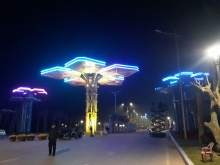 Chiếu sáng kiến trúc cổng chào dự án Khu du lịch Quốc tế Đồi rồng - Đồ Sơn Dragon tại TP Hải Phòng